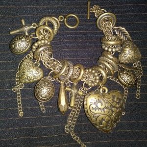 Bracelet full of charms